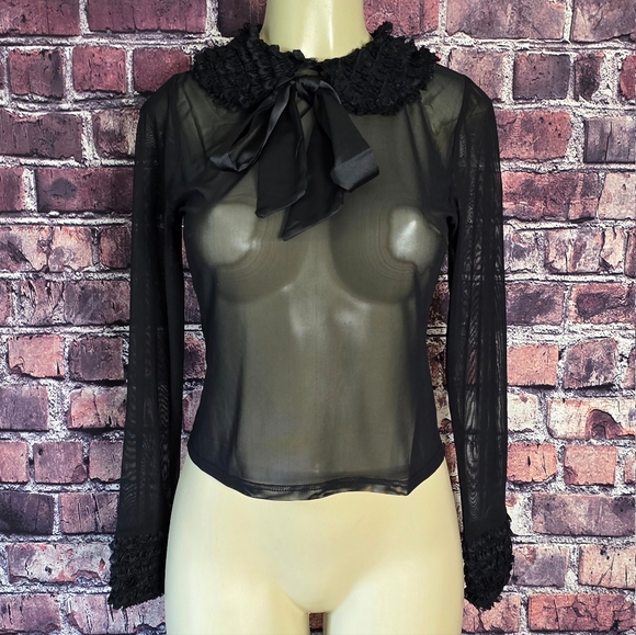 Killstar Dark Harvest Sheer Top - Picture 1 of 11